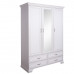  Шкаф Tiffany 3D4S с зеркалом вудлайн кремовый